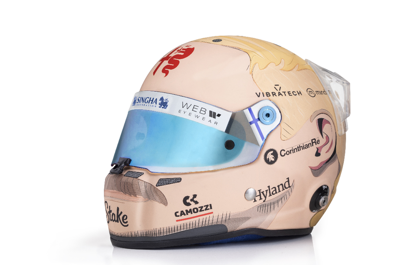 Valtteri Bottas, 2023 spécial Bahrain Test livery Stilo Mini Helmet