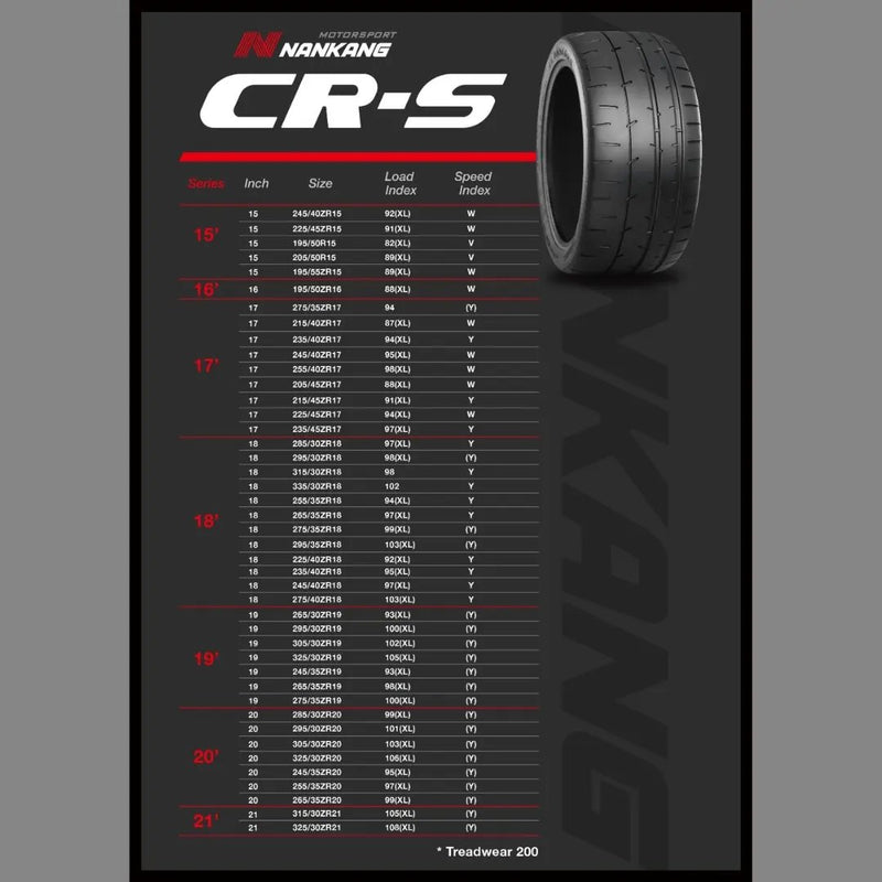 Nankang Sportnex CR-S Tires