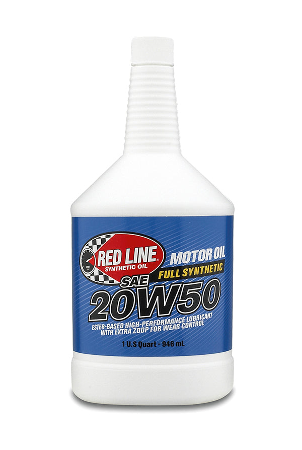 Huile moteur Red Line 20W50 quart