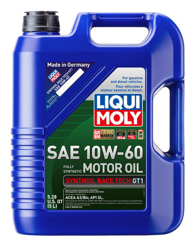 Huile Synthétique Liqui Moly Race Tech GT1 10W60 5L