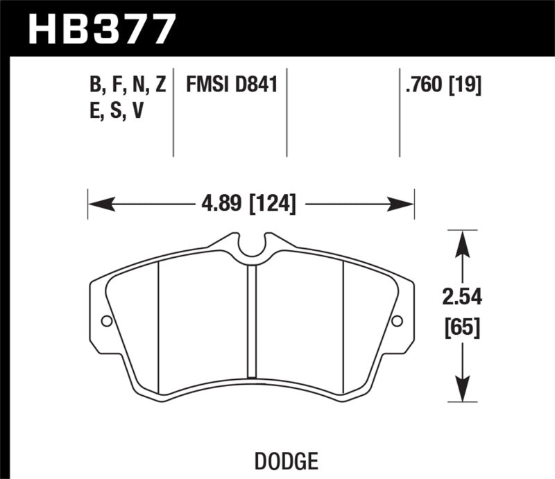 Plaquettes de frein avant Hawk SRT4 HP+ Street