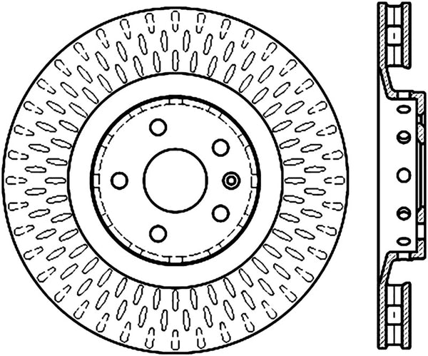 Disque de frein sport rainuré StopTech