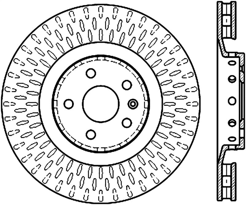 Disque de frein sport rainuré StopTech