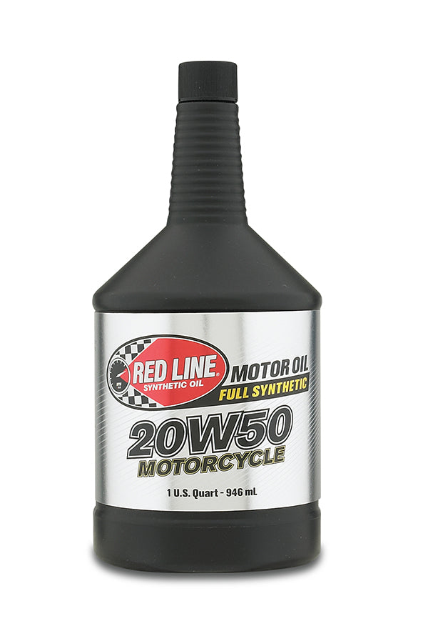 Huile de moto Red Line 20W50 quart