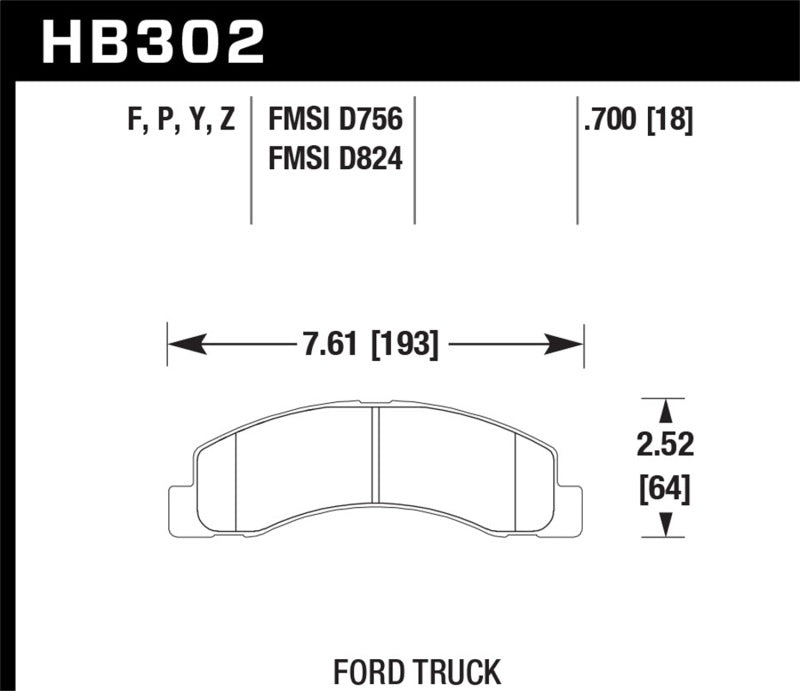 Plaquettes de frein Hawk Super Duty Street