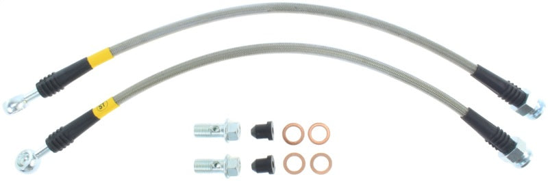 StopTech Mazda Miata NA 1.6 Conduites de frein avant en acier inoxydable