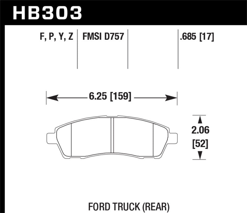 Plaquettes de frein Hawk Super Duty Street