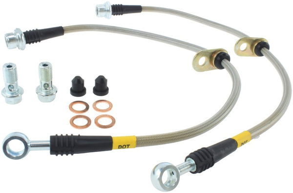 StopTech 08-10 Kit de conduite de frein avant en acier inoxydable pour Toyota Land Cruiser