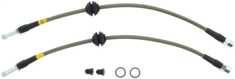 StopTech 09 Audi A4 Berline / 08-10 A5-S5 Kit de conduites de frein arrière en acier inoxydable