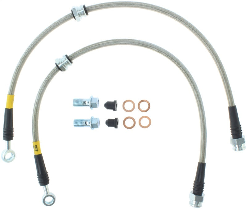 StopTech 14-16 Mazda 6 Stainless Steel Front Brake Lines