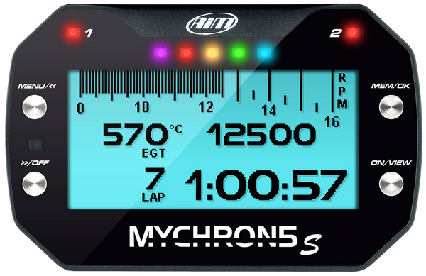 Aim MyChron5S Chronomètre et enregistreur de données pour karting