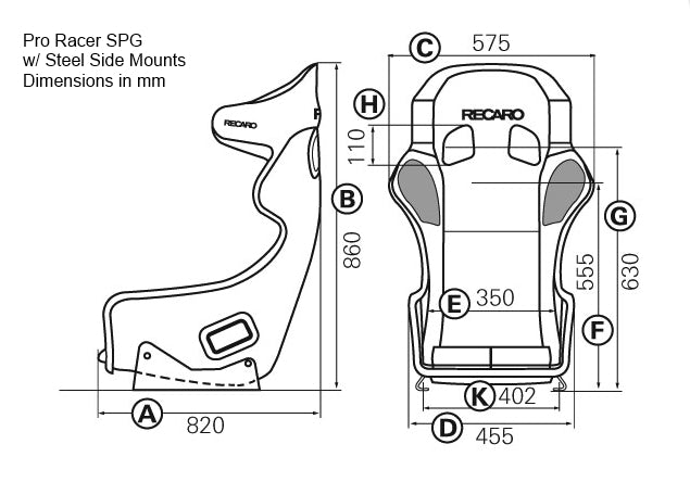 Siège Recaro Pro Racer Hans SPG