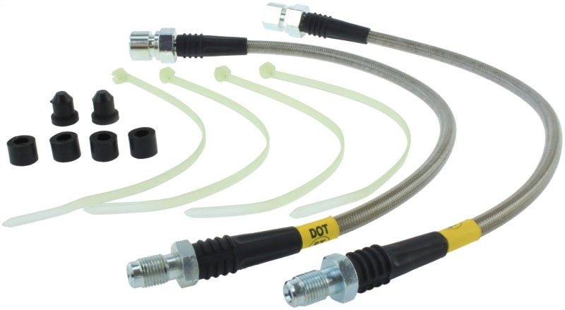 StopTech Ferrari 90-94 348 / 94-99 F355 Kit de conduite de frein arrière en acier inoxydable