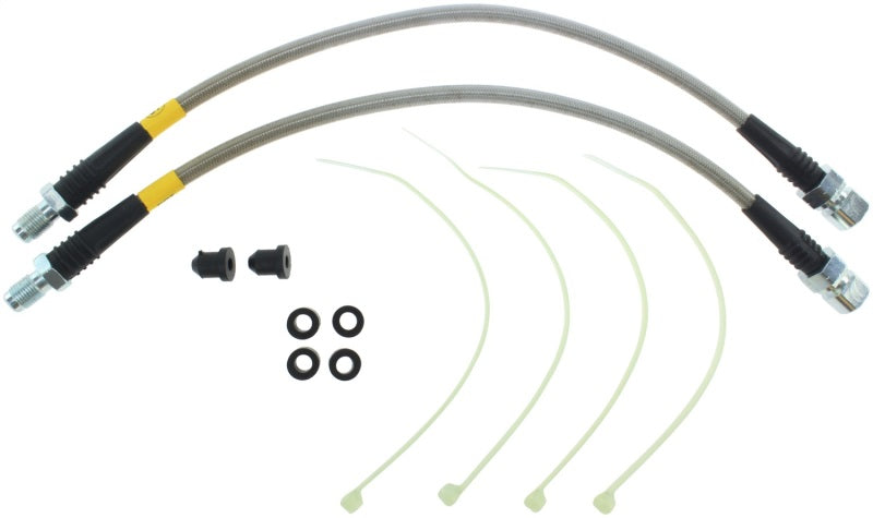 StopTech Ferrari 90-94 348 / 94-99 F355 Kit de conduite de frein arrière en acier inoxydable