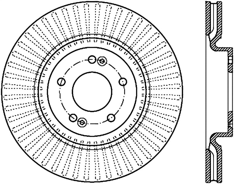 Disque de frein sport rainuré StopTech