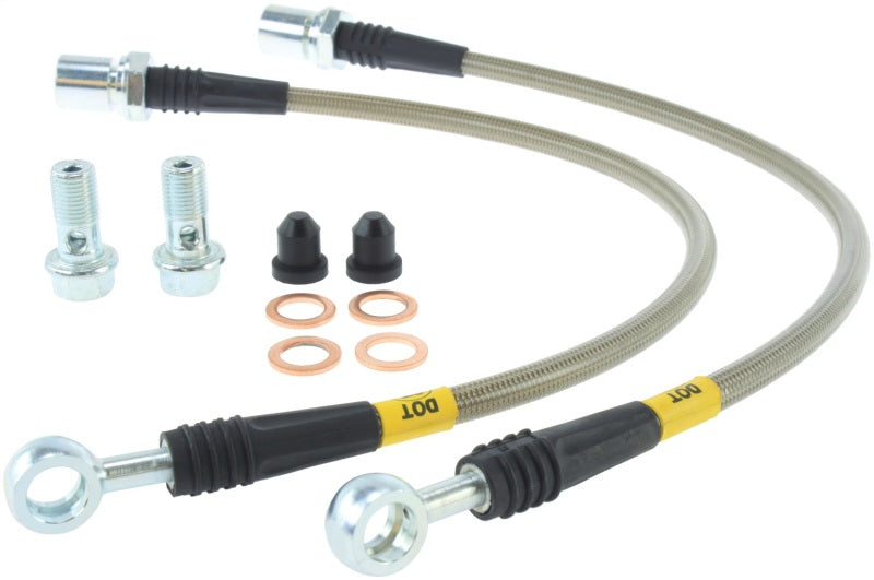 StopTech 98-05 Lexus GS300/GS350/GS400/GS430/GS450H Conduites de frein avant en acier inoxydable