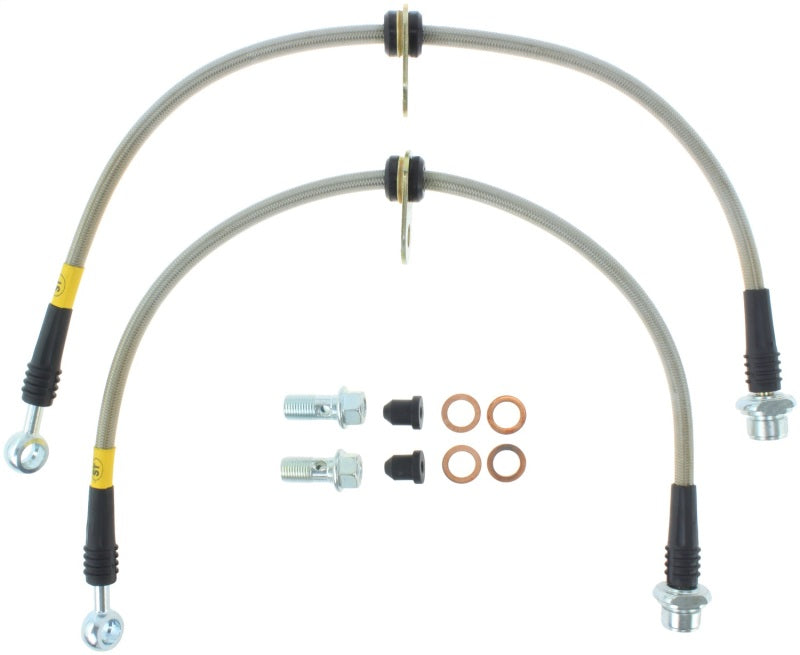 StopTech 08-10 Kit de conduite de frein avant en acier inoxydable pour Toyota Land Cruiser